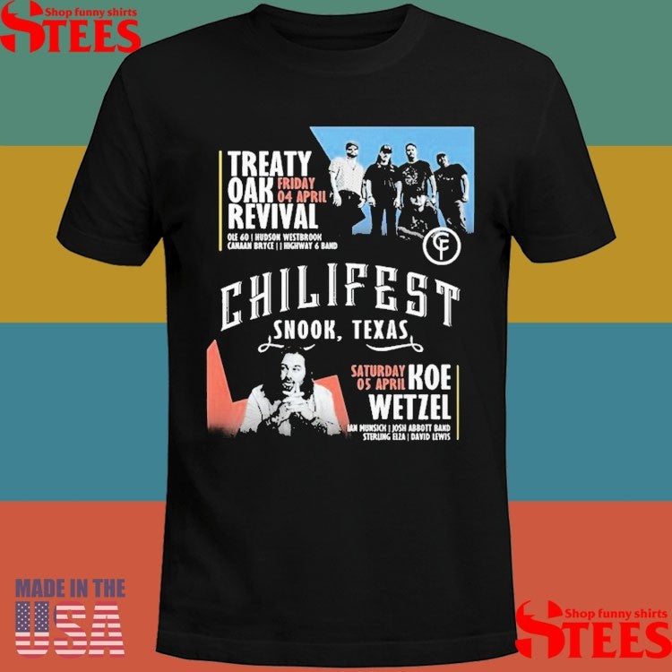 Chilifest Snook Tx Festival 2025 Shirts