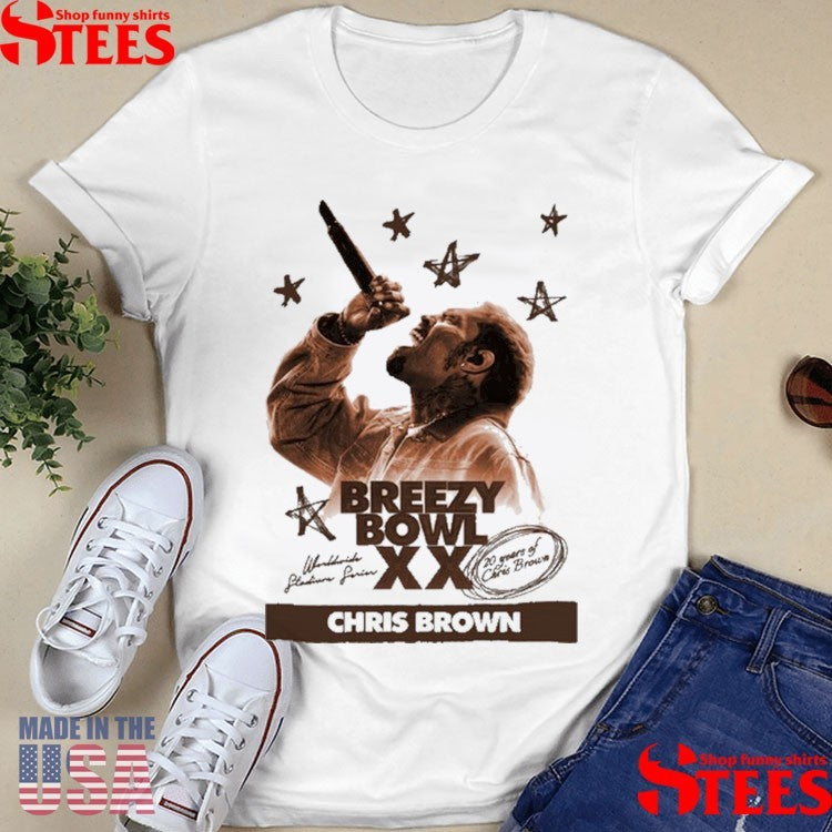 Chris Brown Breezy Bowl Xx Pregame Shirts