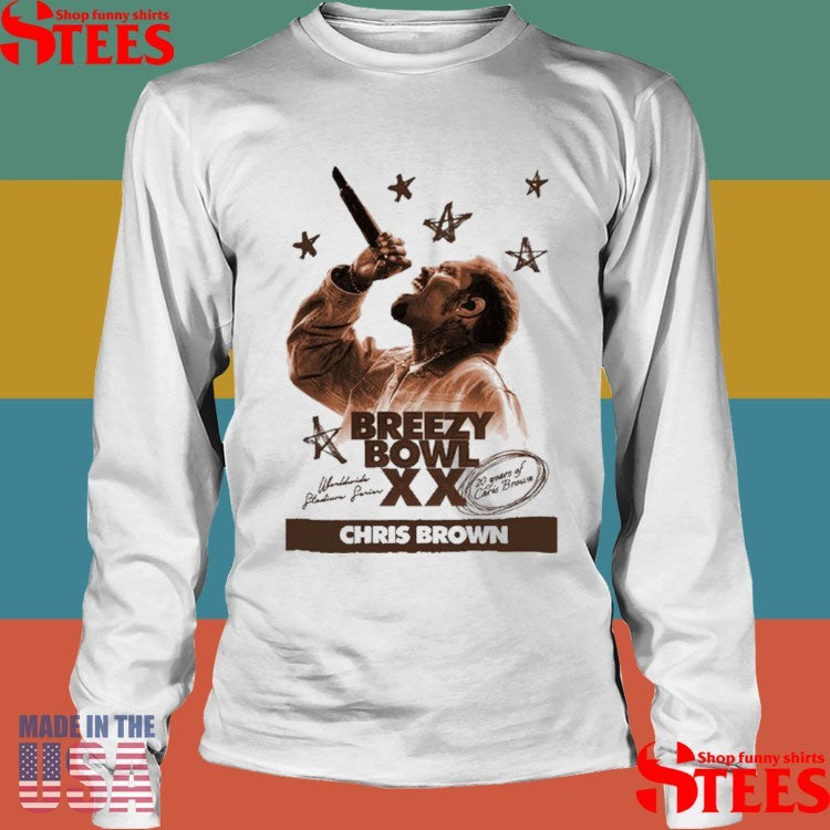 Chris Brown Breezy Bowl Xx Pregame Shirts