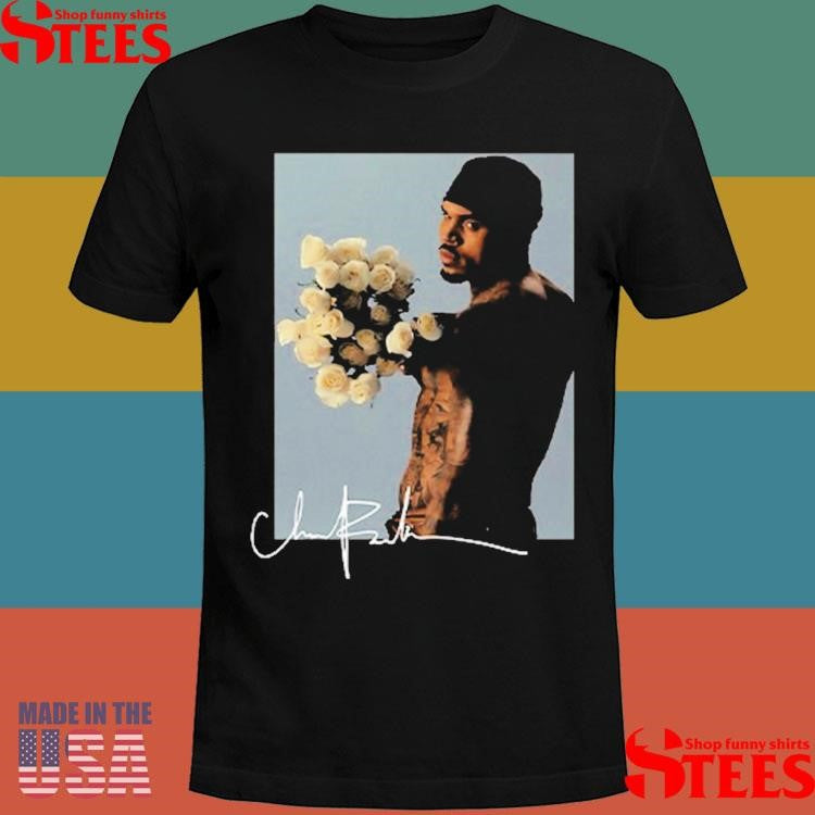 Chris Brown Flower T-shirts