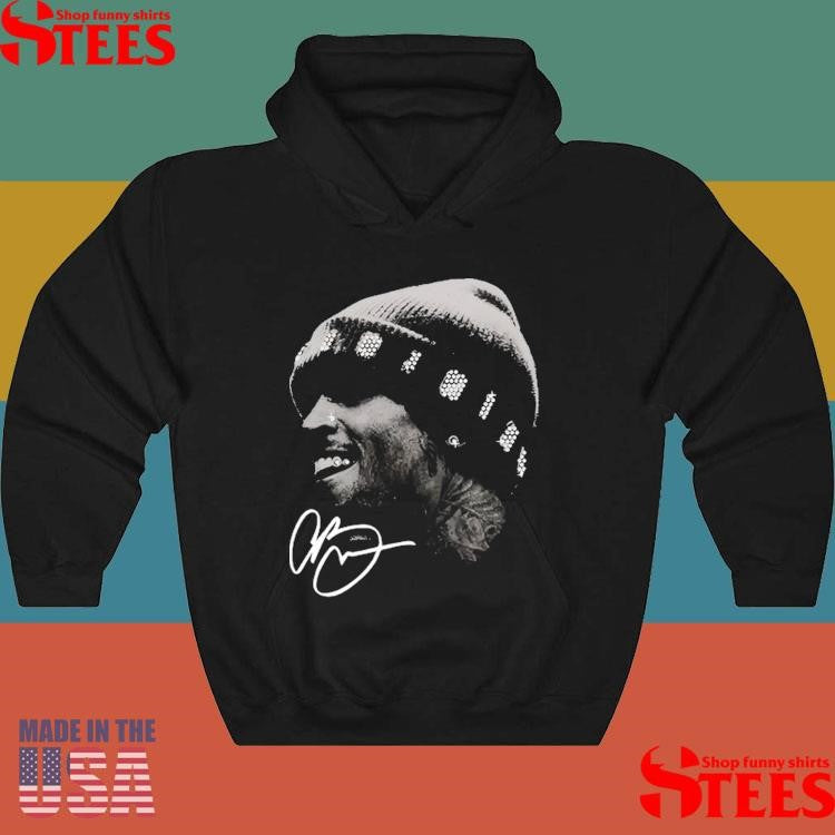 Chris Brown Rhinestone Big Head Ss Shirts