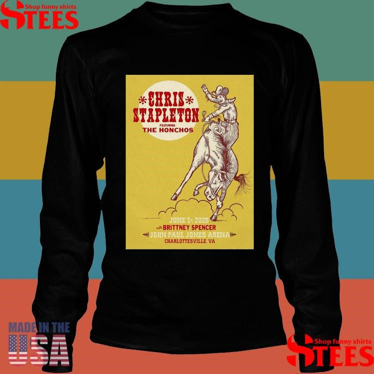 Chris Stapleton At John Paul Jones Arena In Charlottesville Va On June 7 2025 Shirts