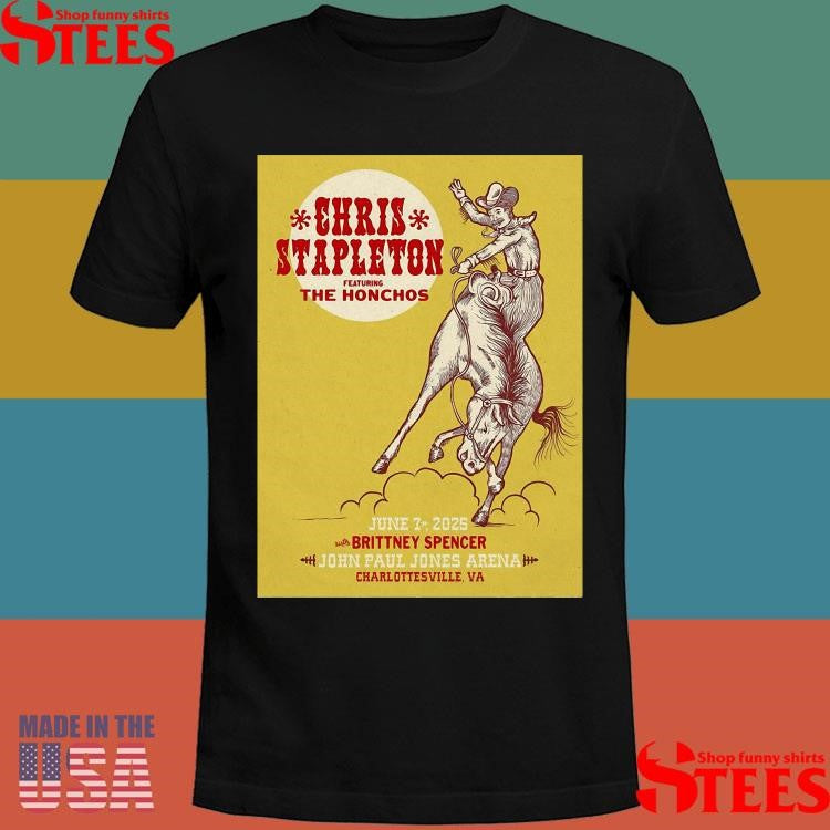 Chris Stapleton At John Paul Jones Arena In Charlottesville Va On June 7 2025 Shirts