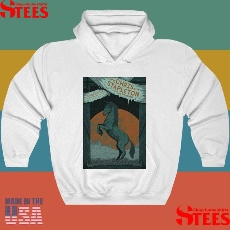Chris Stapleton Belmont Park New York 2025 Gig Poster For Show At Ubs Arena On July 23 2025 T-shirts