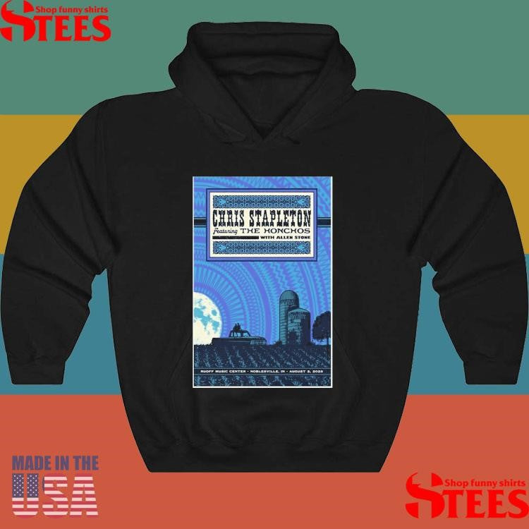 Chris Stapleton Featuring The Honchos Tour Noblesville, In Aug 02 2025 T-shirts