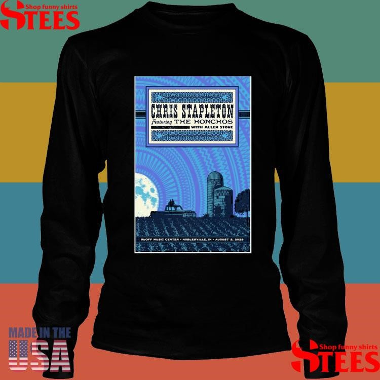 Chris Stapleton Featuring The Honchos Tour Noblesville, In Aug 02 2025 T-shirts