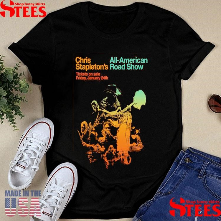 Chris Stapleton July 9 2025 Greenville Sc Bon Secours Wellness Arena Shirts