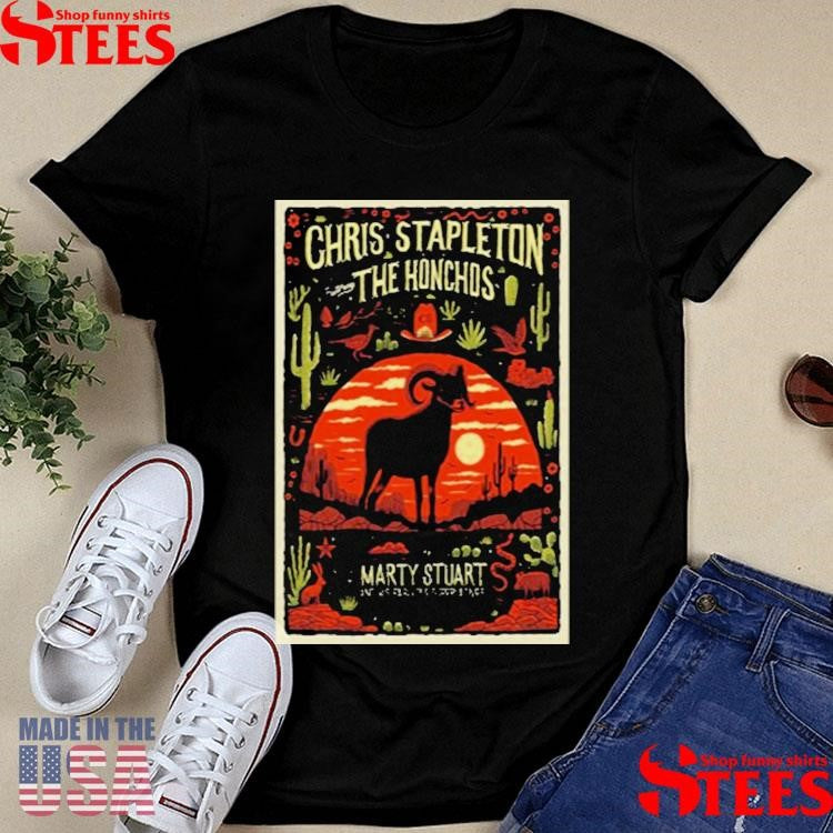 Chris Stapleton Phoenix Az 8 9 2025 Tour T-shirts
