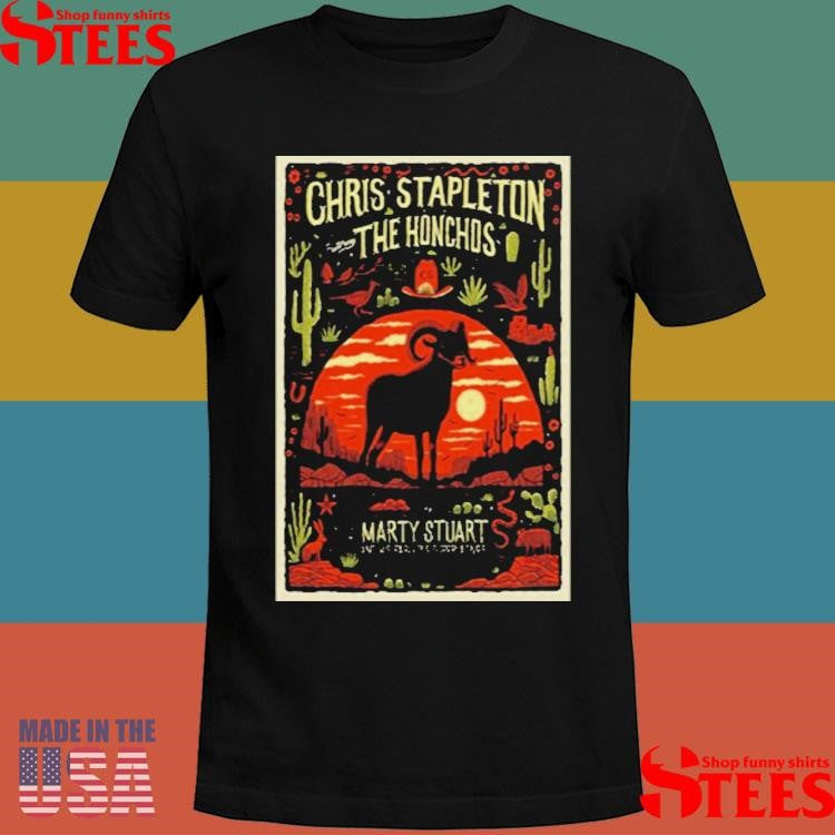 Chris Stapleton Phoenix Az 8 9 2025 Tour T-shirts