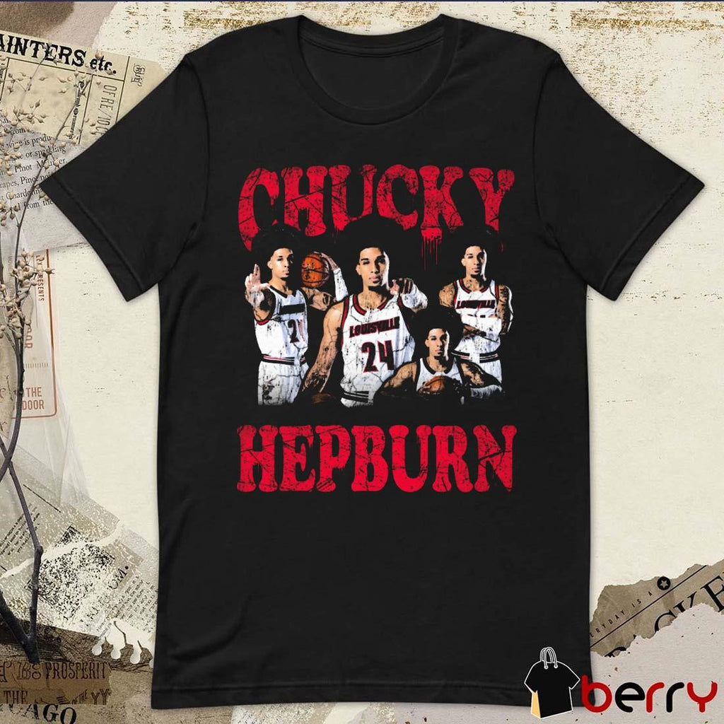 Chucky Hepburn Louisville Cardinals 90s Graphic t-shirt