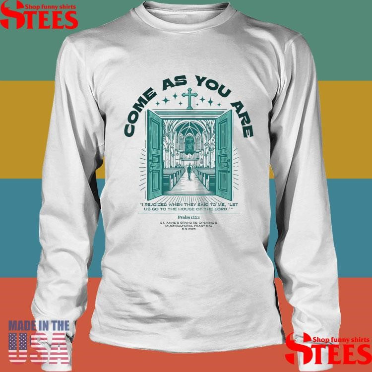 Church Welcome Psalm 1221 OpenDoors Light T-Shirt