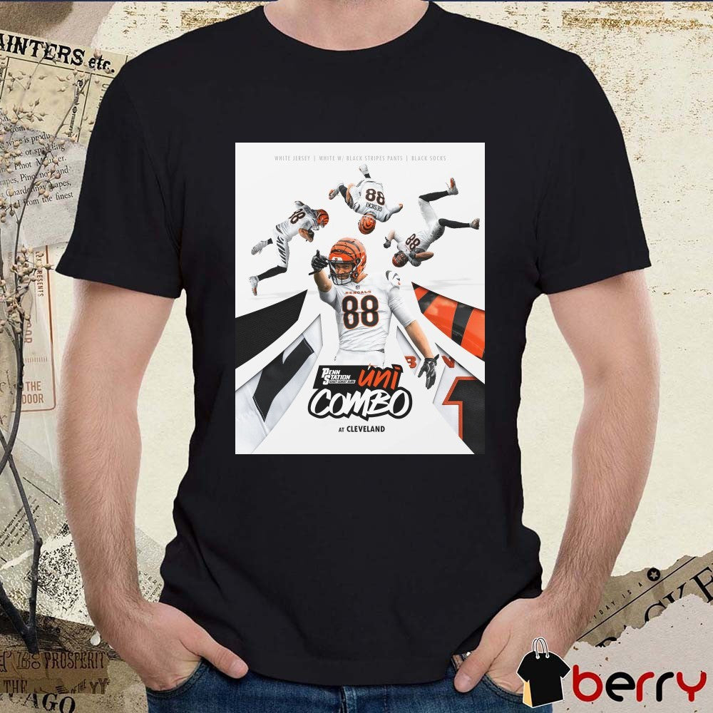 Cincinnati Bengals At Cleveland Uni Combo Penn Station Eát Coát Subs Poster t-shirt