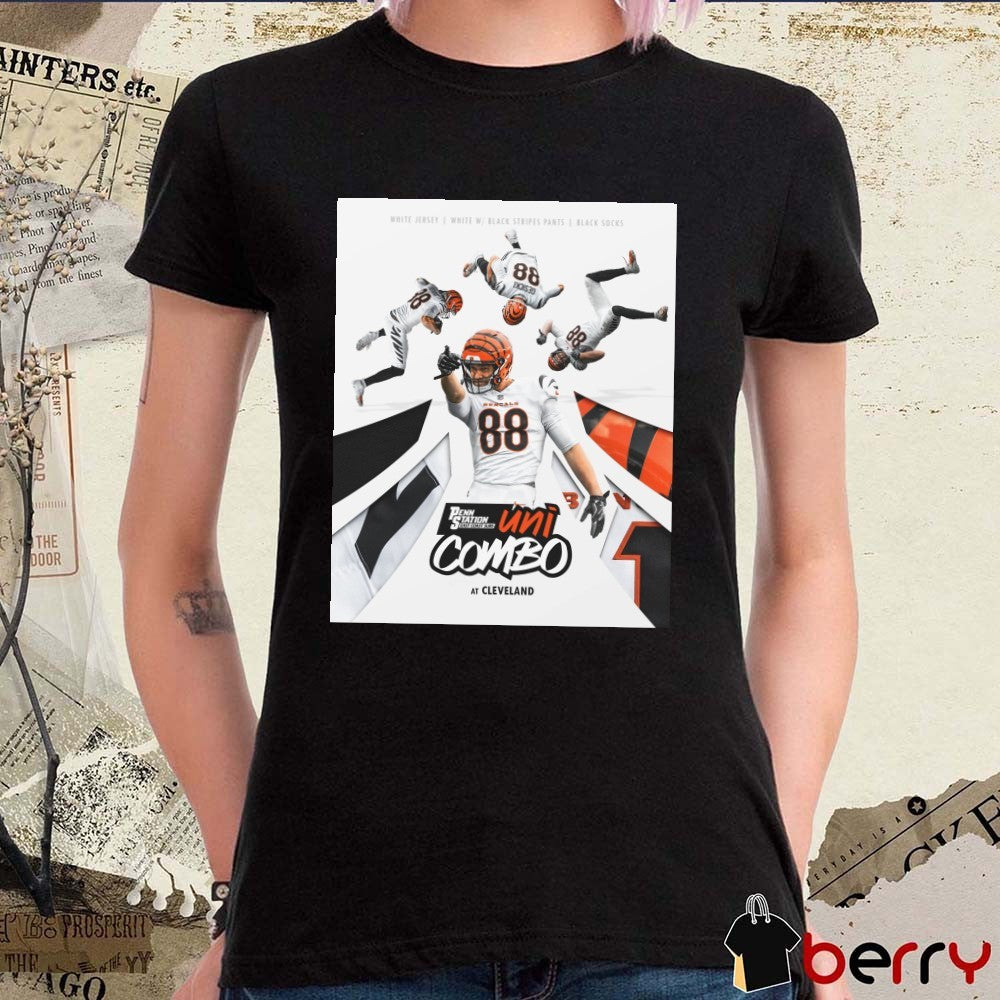Cincinnati Bengals At Cleveland Uni Combo Penn Station Eát Coát Subs Poster t-shirt