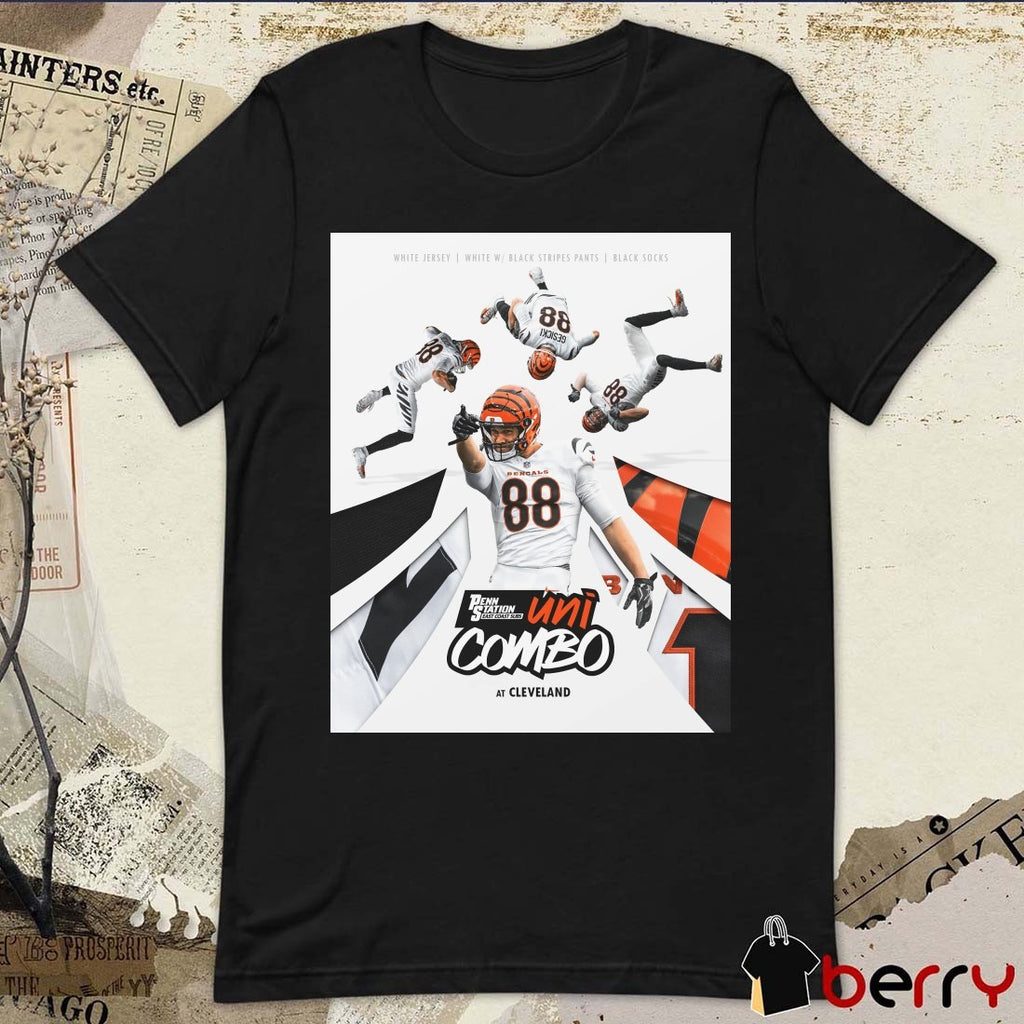Cincinnati Bengals At Cleveland Uni Combo Penn Station Eát Coát Subs Poster t-shirt
