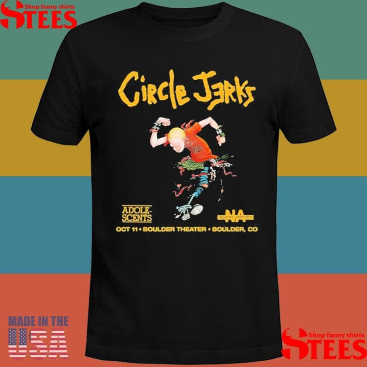 Circle Jerks Boulder, Co October 11 2025 Concert Shirts