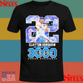 Clayton Kershaw Los Angeles Dodgers 3000 Career Strikeouts T-shirt