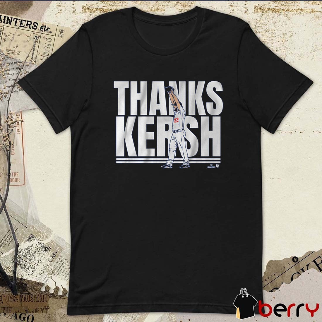 Clayton Kershaw Thanks Kersh Los Angeles Dodgers MLB t-shirt
