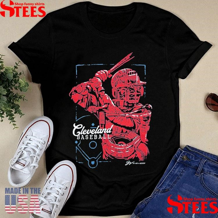 Cleveland Baseball Red Player Icon Shirts