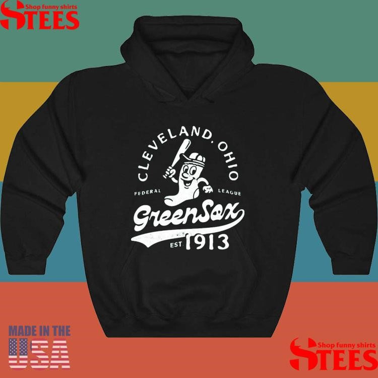 Cleveland Green Sox Ohio Defunct Baseball Teams Federal League Est 1913 T-shirts