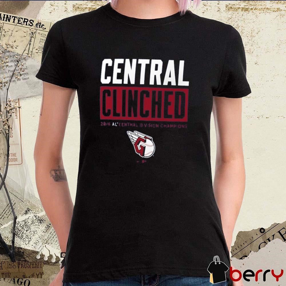 Cleveland Guardians 2024 AL American League Central Clinched Division Champions t-shirt