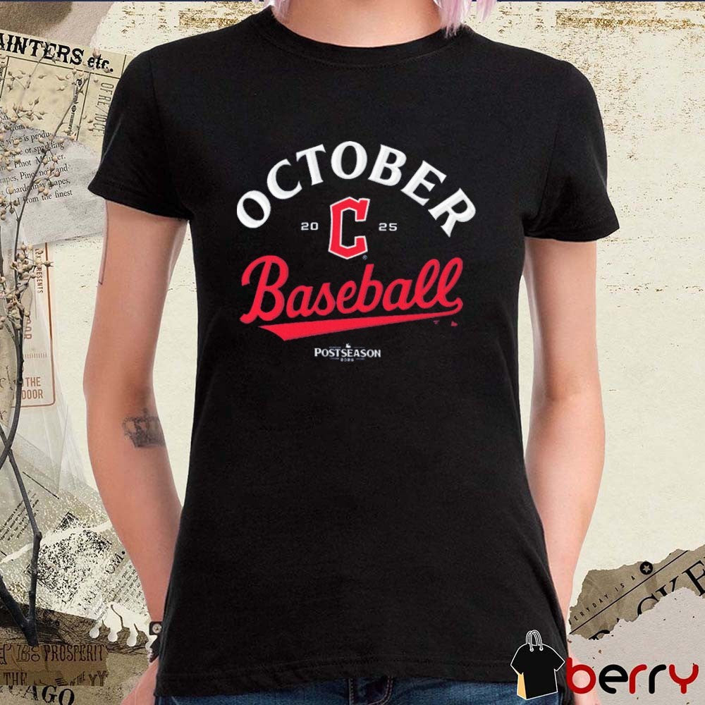 Cleveland Guardians 2025 MLB Postseason October Baseball GuardsBall Fan Gear t-shirt
