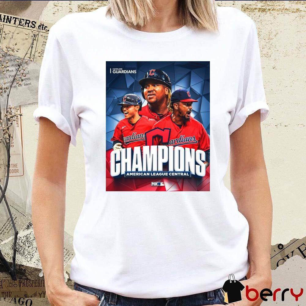 Cleveland Guardians Champions Have Won The American League Central Poster t-shirt