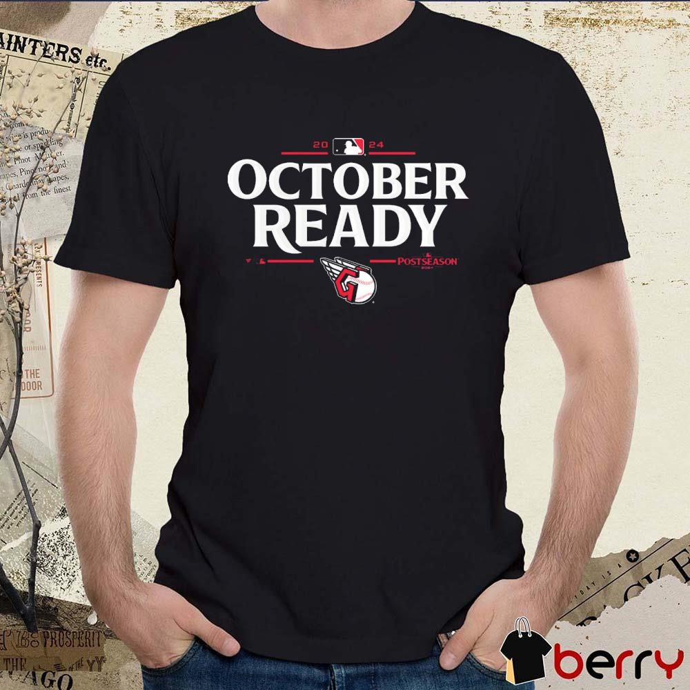 Cleveland Guardians October Ready 2024 MLB Postseason Locker Room t-shirt
