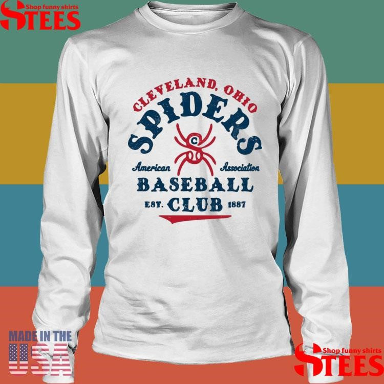 Cleveland Ohio Spiders American Association Baseball Est Club 1887 Teams Shirts