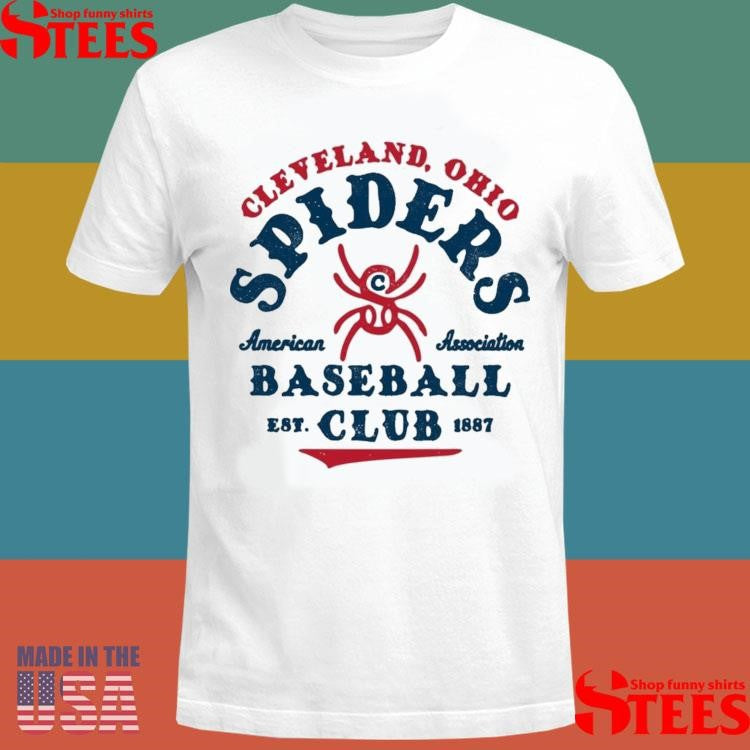 Cleveland Ohio Spiders American Association Baseball Est Club 1887 Teams Shirts
