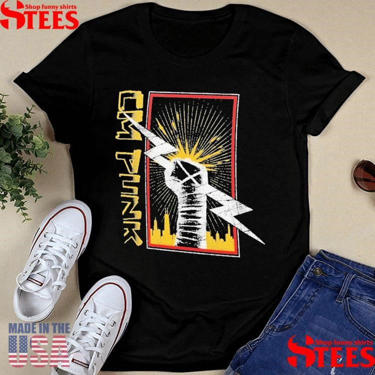 Cm Punk Chicago Fist Raglan T-shirts