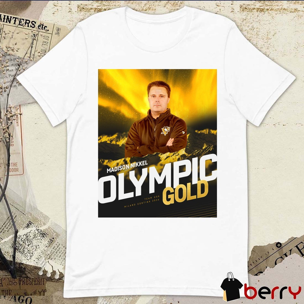Coach Madison Nikkel Olympic Gold Team USA Milano Cortina 2026 t-shirt