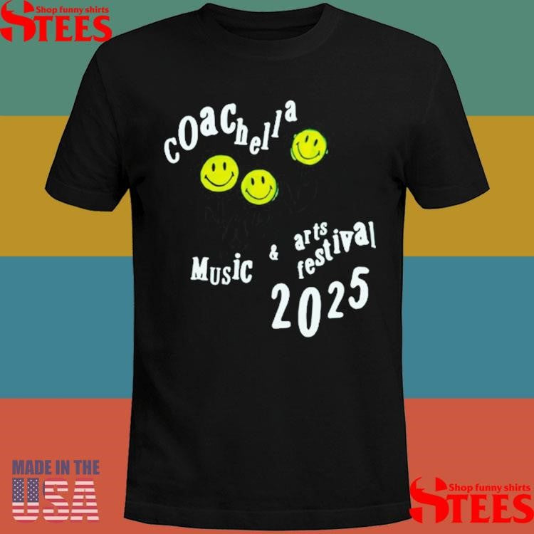 Coachella Music And Arts Festival Happiness Blooms 2025 Shirts