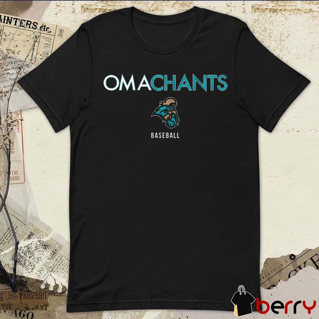 Coastal Carolina Chanticleers Baseball Omachants NCAA 2025 t-shirt