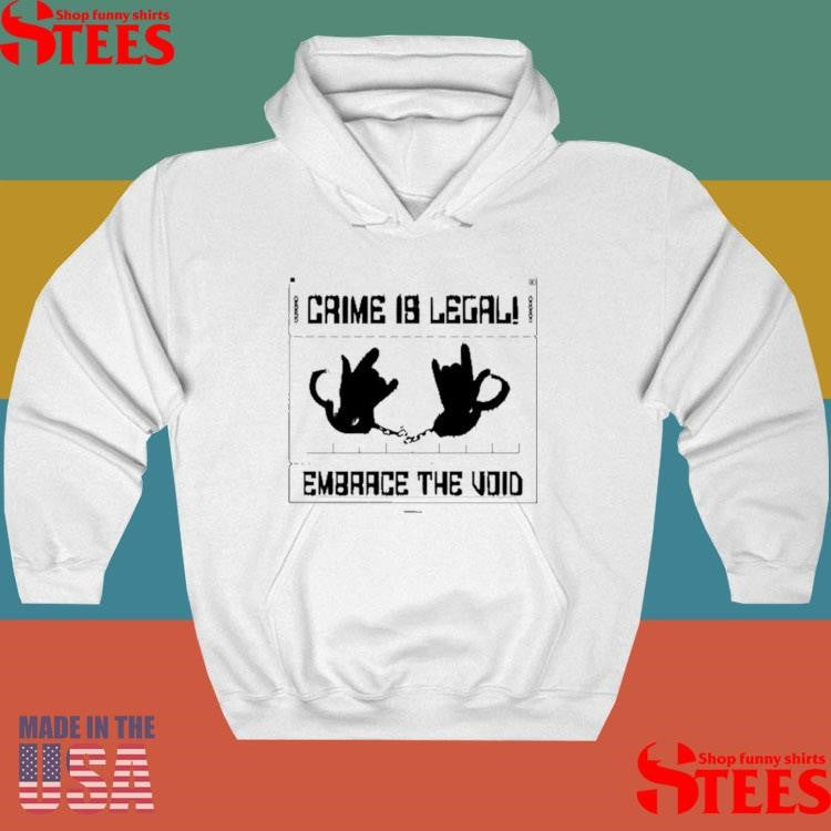 Coffeezilla Crime Is Legal Embrace The Void T-shirt