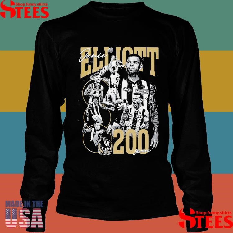 Collingwood Jamie Elliott 200 Shirts