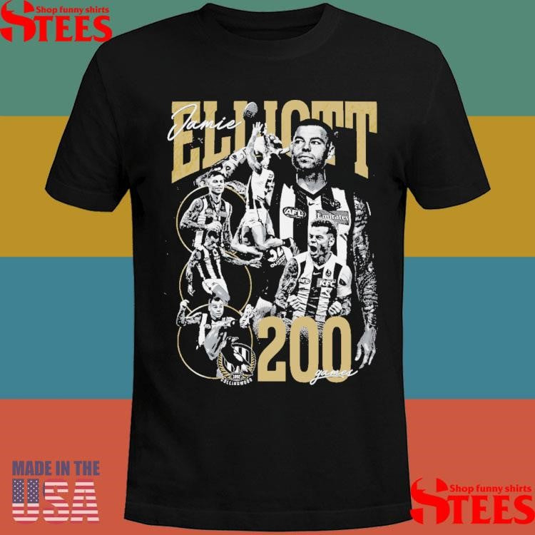Collingwood Jamie Elliott 200 Shirts