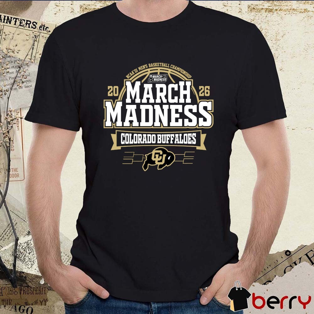 Colorado Buffaloes 2026 NCAA DI Men’s Basketball Championship March Madness Bound t-shirt