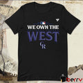 Colorado Rockies 2024 We Own The National League West Division Champions t-shirt