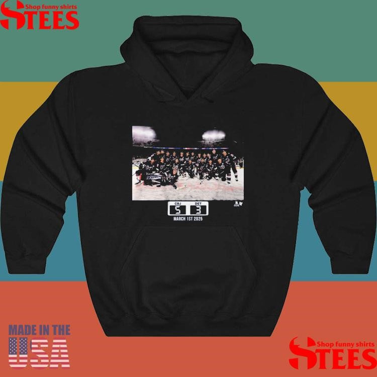 Columbus Blue Jackets Stadium Series Team Picture Local License Shirts