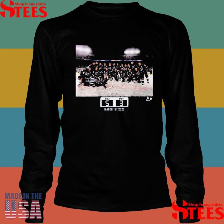 Columbus Blue Jackets Stadium Series Team Picture Local License Shirts