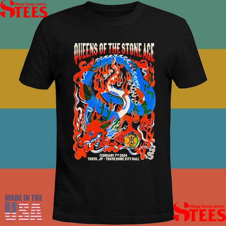 Concert Qotsa February 7th, 2024 Tokyo Dome City Hall In Tokyo, Japan Shirts