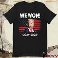 Congratulation Donald Trump We Won 2024-2028 Vintage t-shirt