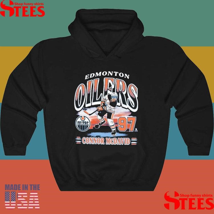 Connor Mcdavid Edmonton Oilers ’47 Franklin Player Name Number Nhl T-shirt