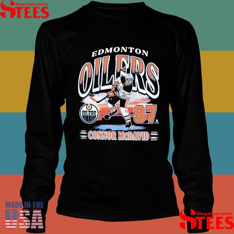 Connor Mcdavid Edmonton Oilers ’47 Franklin Player Name Number Nhl T-shirt
