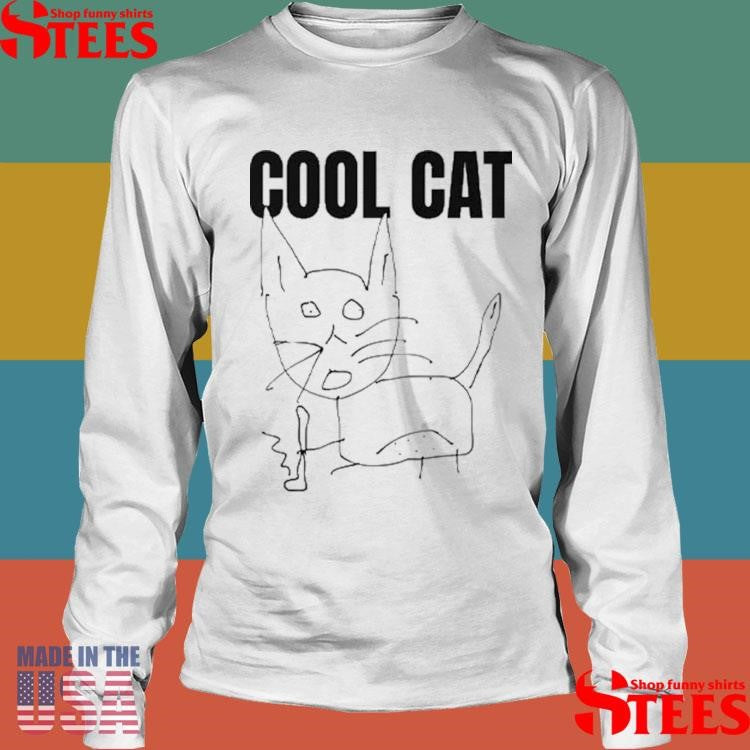 Cool Cat And Skateboard T-shirts