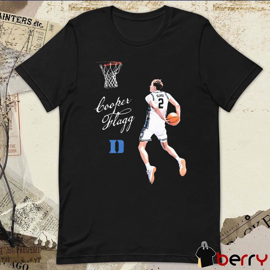 Cooper Flagg Duke Blue Devils Dunk Cartoon Graphic t-shirt