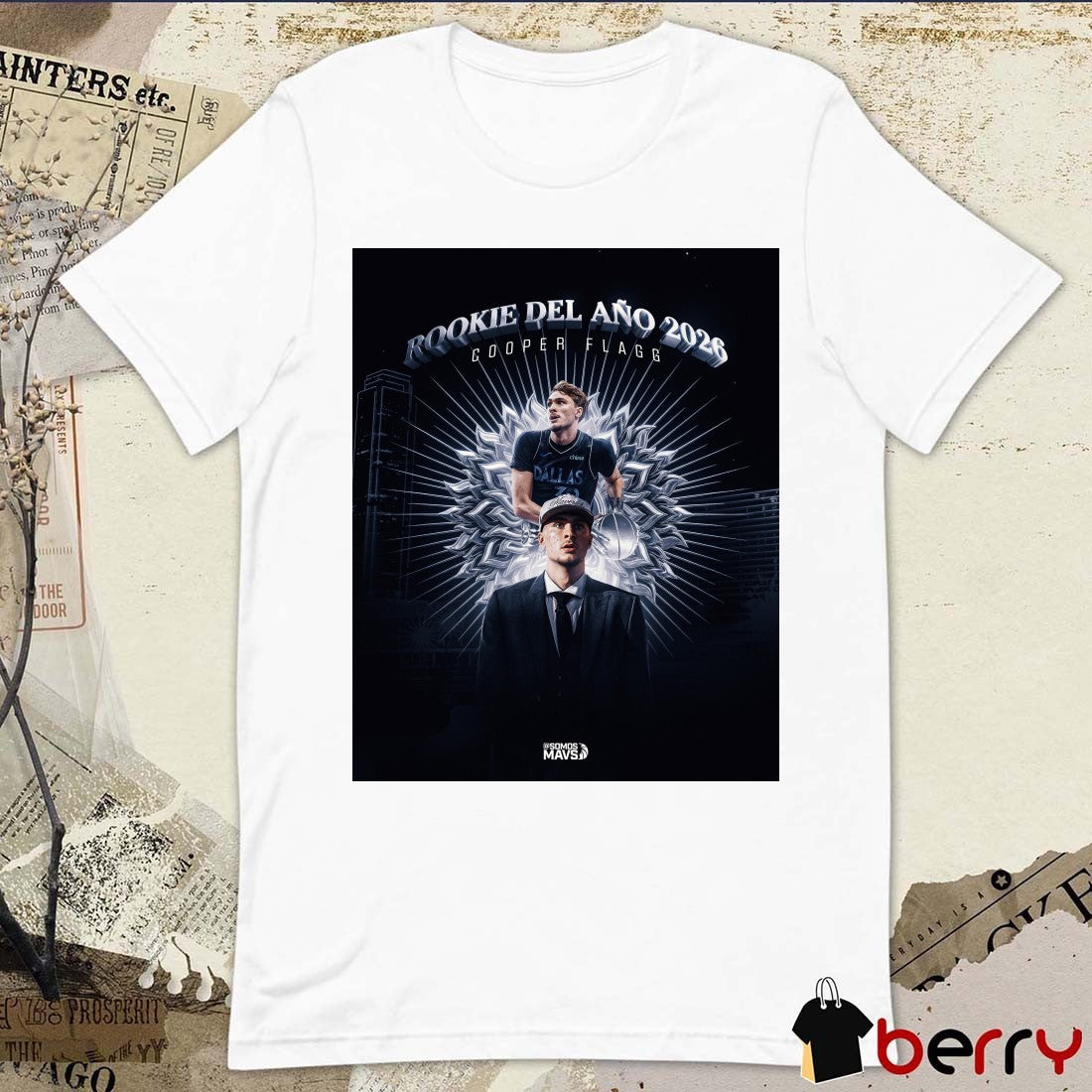 Cooper Flagg Rookie Del Ano 2026 Dallas Mavericks Poster t-shirt