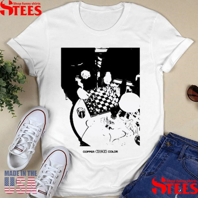 Copper Changes Color Chess Shirts