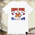 Corgi Bowl on Sunday Feb 2 2025 Lucky Dog Steele Creek t-shirt