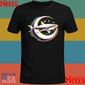 Cosmic Shark In Front Of The Moon T-shirt